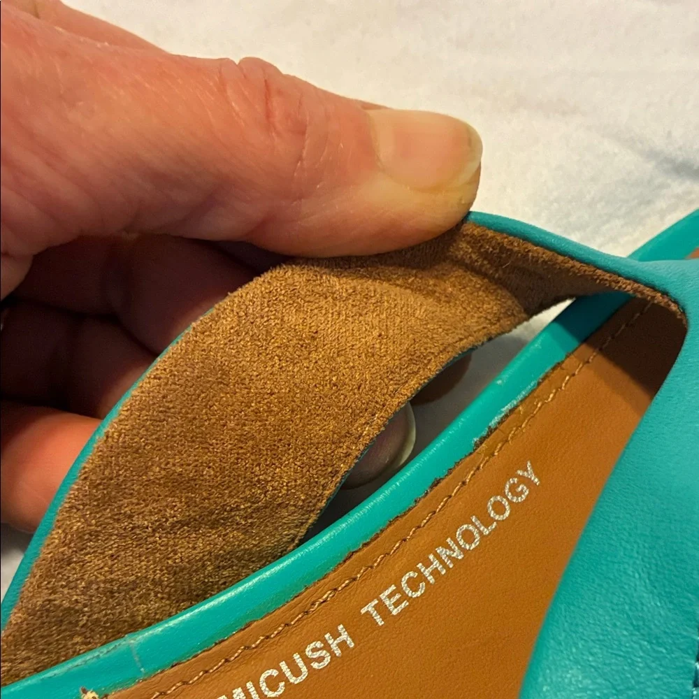 FitFlop Women's Aqua Leather Sandals - Picture 5 of 6